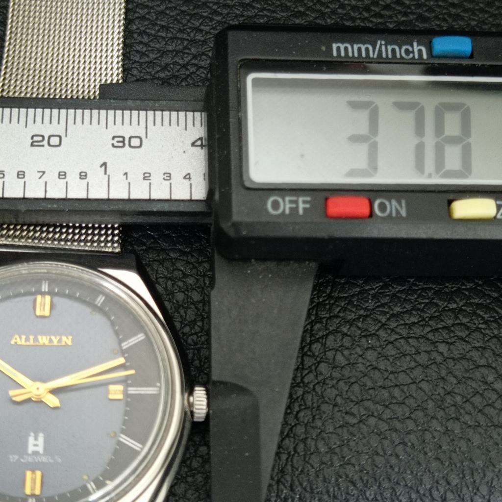 ALLWYN 6300A HAND-WINDING VINTAGE INDIA MENS ORIGINAL DIAL WATCH a706081-1