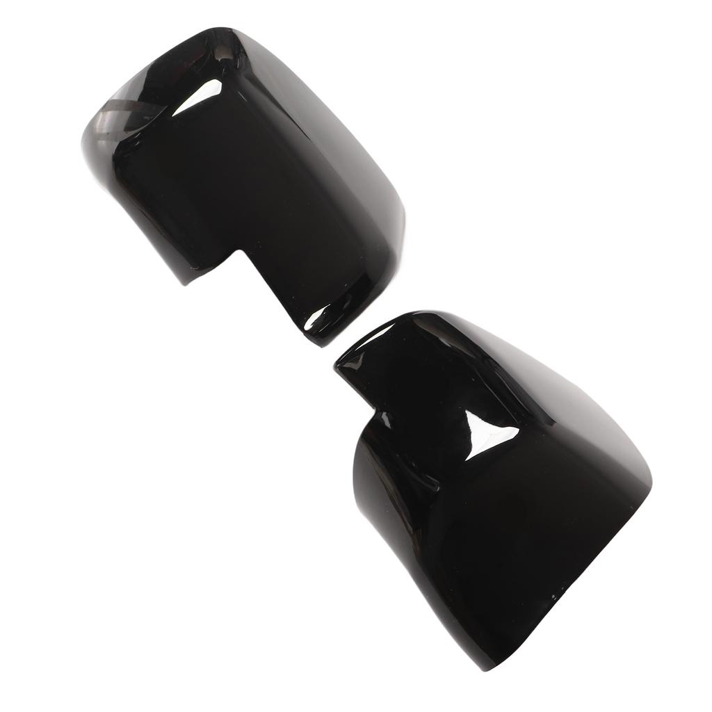 1 Pair Door Rear View Mirror Cover Side Glossy Black Wing Mirror Cap Replacement For Land Rover
