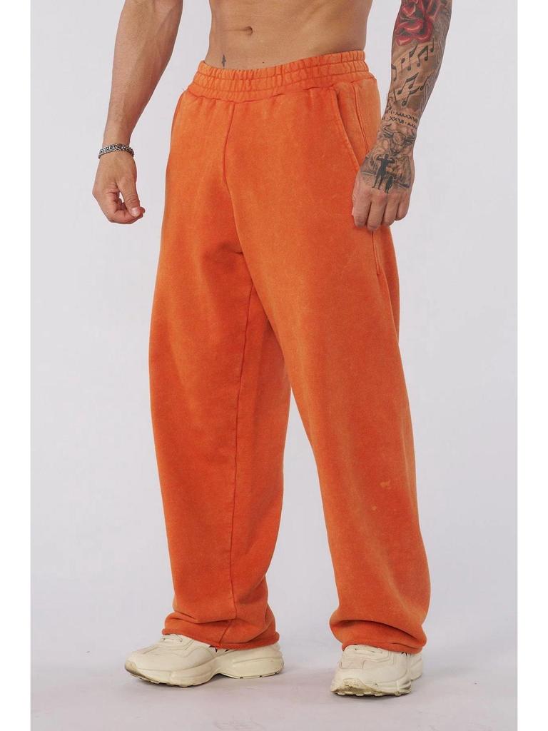 YOUNGLA Men's Loose Fit Joggers - Straight Leg Fitness & Casual Pants