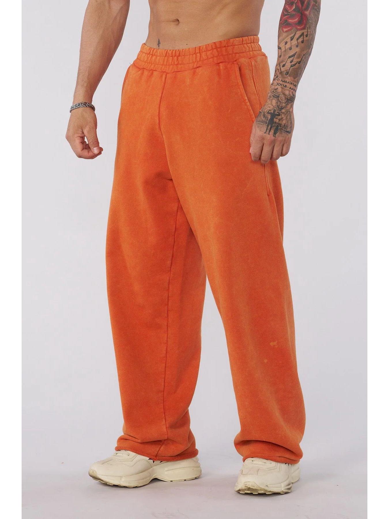 

YOUNGLA Мужские джоггеры свободного кроя - Брюки для фитнеса и повседневной носки с прямыми штанинами S