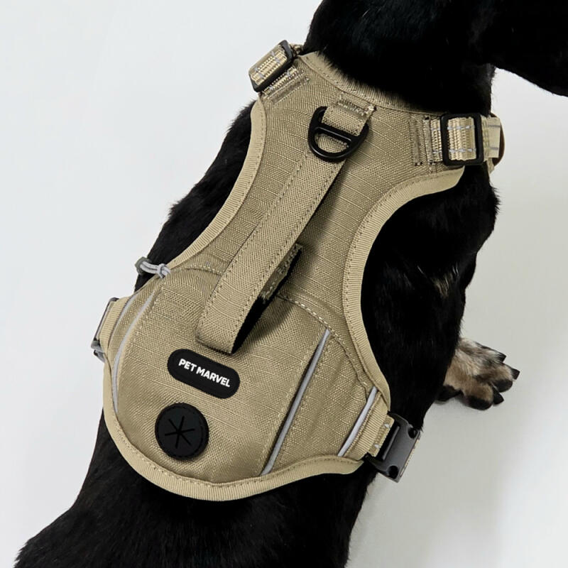 Ein-Taschen-Geschirr für große Hunde (Braun XL)