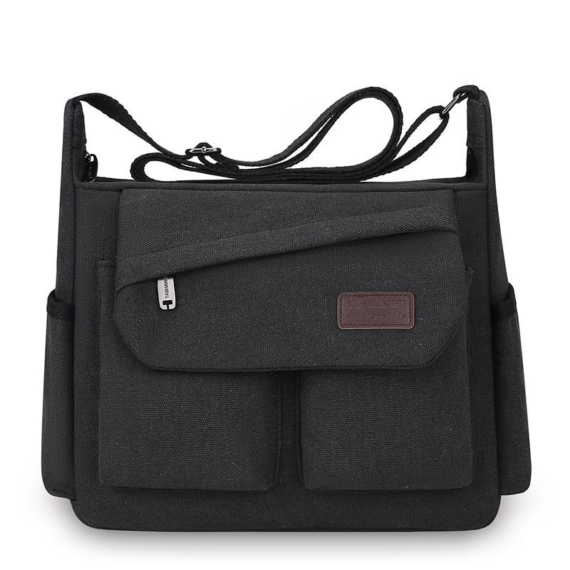 Men's crossbody bag, multi pocket design - large capacity shoulder bag - outdoor essentials, functial storage, city commuters