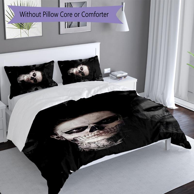 3pcs Evan Peters2 pattern bedding set duvet cover set includes duvet cover &pillowcases, perfect all season bedroom decoration & gift
