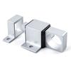 Door Bolt Latch Automatic Door Spring Bounce Lock Window Gate Security Pull Ring Aluminum Alloy Anti-Theft Self Closing Latch