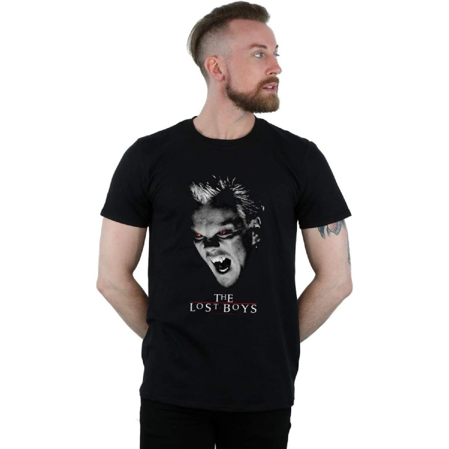 Absolute Cult The Lost Boys Men s David Snarl Mono T-Shirt Black Large S