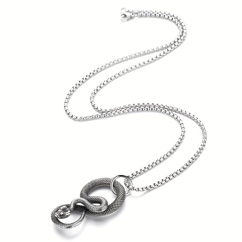 8-character Snake Year Necklace Pendant