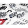 TOMYTEC Railway Collection Tetsuro Pocket Vol. 1 East-West JR Rapid Train Edition, Pre-painted Assembly Kit, 10-Piece Box, Diorama Supplies, 337225