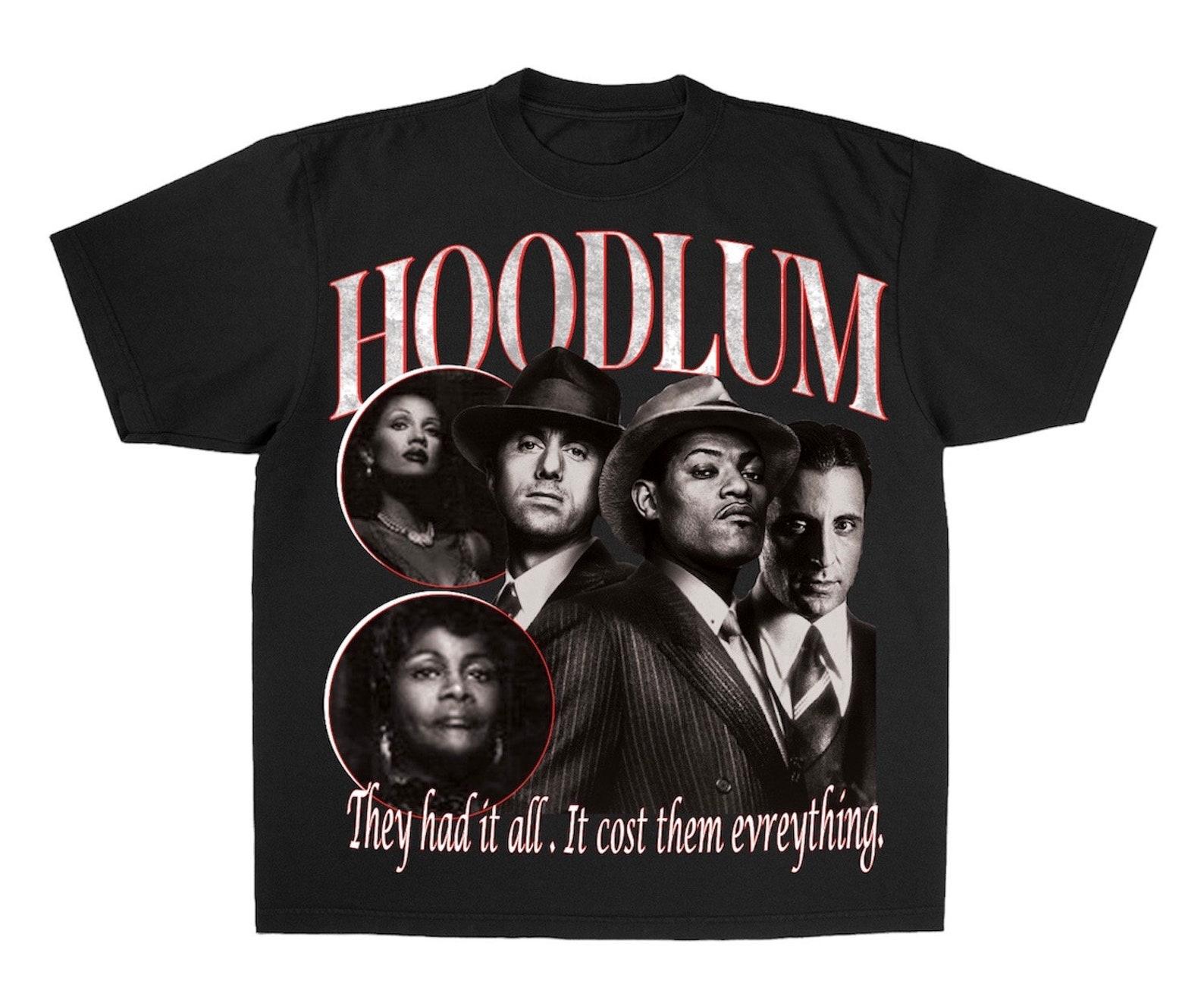 Hoodlum Graphic T-Shirt: Heavyweight USA Cotton, Oversized Fit L