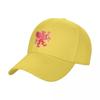 Griffin  Red and White Baseball Cap Rugby Fashion Beach Sun Hat For Children Golf Wear Unisex Womens