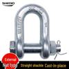 American Standard Galvanized U-Bolt Shackle with External Nut