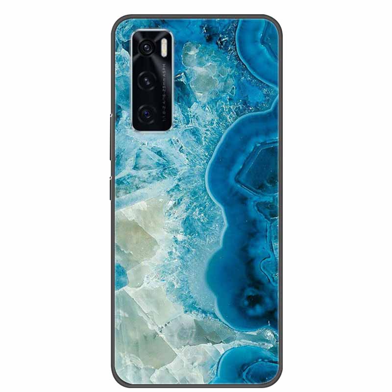 For Vivo V20 SE Case Marble Silicone Soft TPU Bumper Cover Coque For Vivo V20 SE Back Cover Cases for VivoV20 SE V20SE V 20 SE