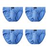 4Pcs Men's Briefs Cotton Underwear Bottom Fashion Underpants Man Undies Comfortable Panties Big Size L XL XXL 3XL 4XL 5XL 6XL 7XL