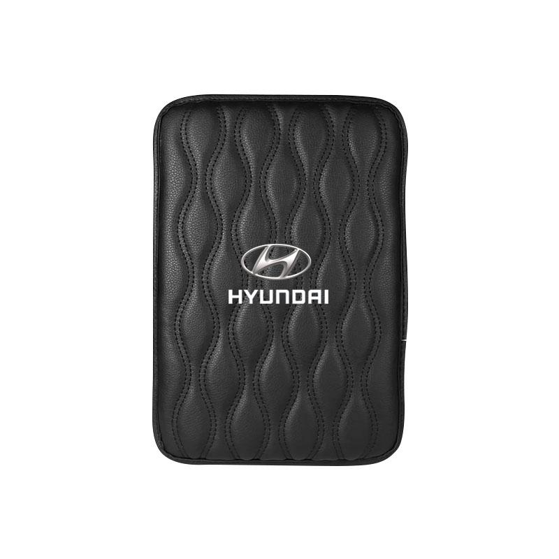 1 stk. Lær Auto Armlenputer Beskyttende Vanntett Håndpute For Hyundai Santa Fe Sonata Solaris Azera Creta I30 Ix25 Tucson IX35