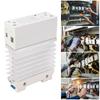 State Relay -AC 120A, Enhanced Heat Dissipation,   Life Single Phase SSR Module with Heat Sink for DIN Rail Installation