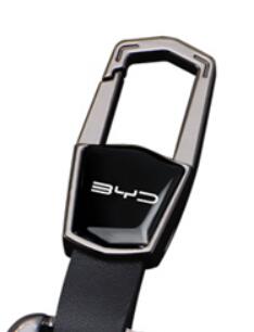 Car Remote Control Key Case Cover For BYD Song Plus Atto 3 Han EV Tang DM Qin Seal Dolphin Zinc Alloy Leather Key Holder Shell