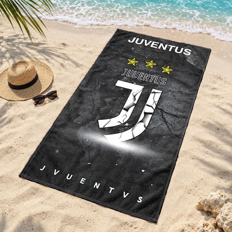 Juventus FC Microfiber Beach Towel Quick Dry Sand Free Lightweight Beach Towels for Travel Swimming Camping