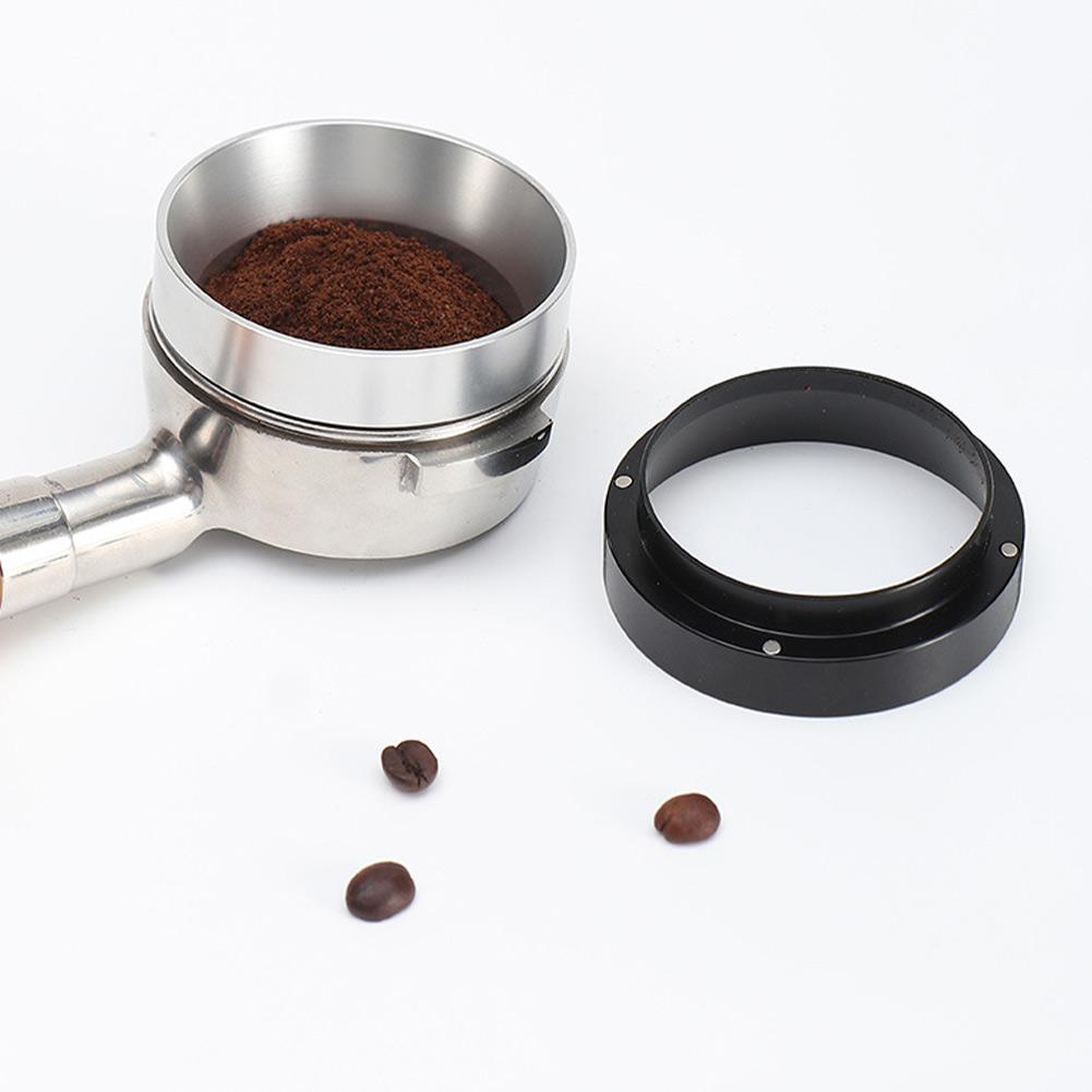 1 Stück 49MM Magnetischer Kaffee-Dosierring Aluminium-Dosierring Tassen-Trichter Kaffee-Filter-Ersatzring Kaffee-Pulver-Korb
