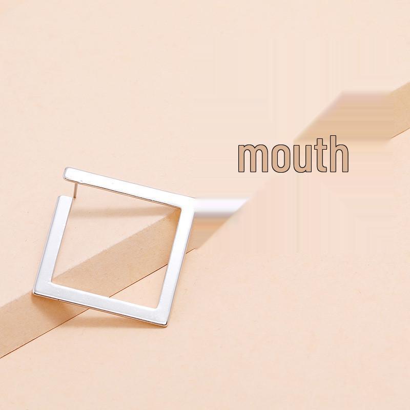 Sommer 2024 Geometrische 3D Quadrat Diamant Ohrringe - Übertriebenes & Trendiges Design.