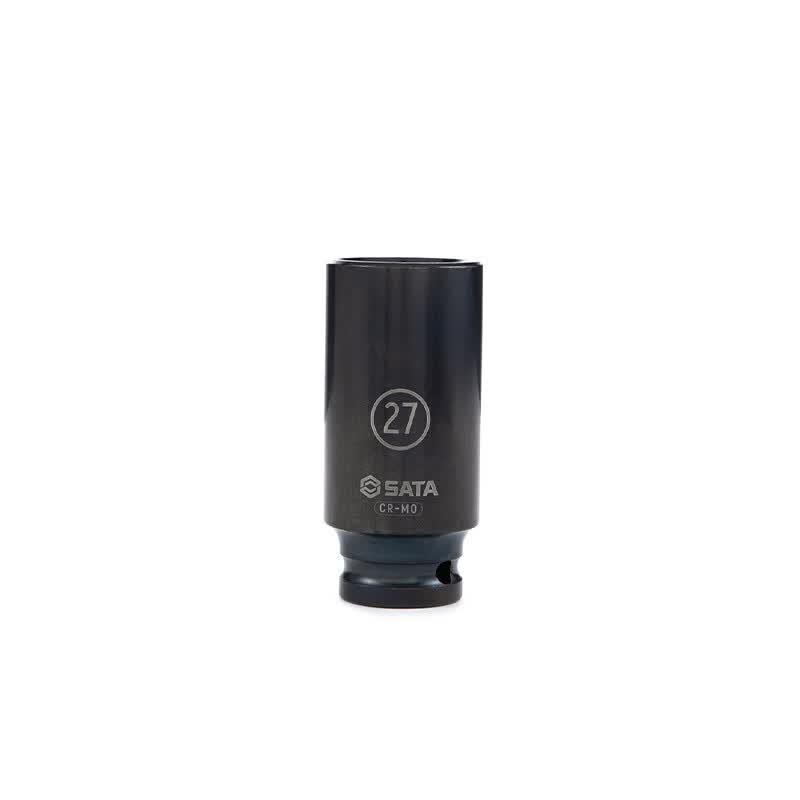 SATA 1/2-inch Hex Pneumatic Long Socket 27mm