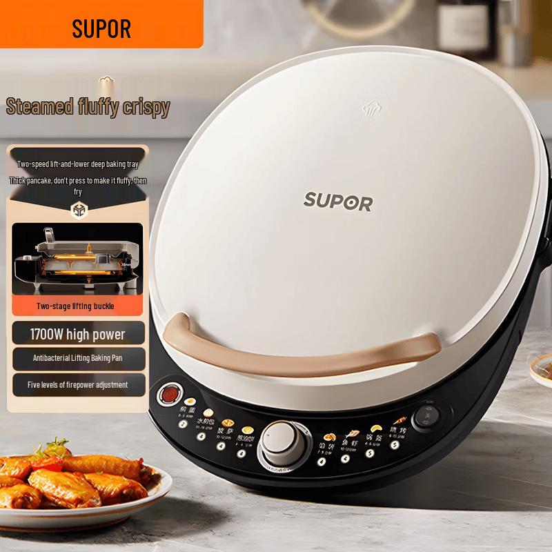 Supor Dual-Sided Electric Griddle & Pancake Maker CN plug (adapter included)