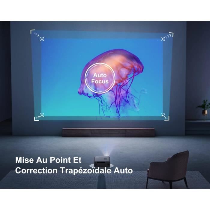 Vidéoprojecteur - WIMIUS - P62 - 4K - WiFi6 - Bluetooth 5.2 - Full HD 1080P