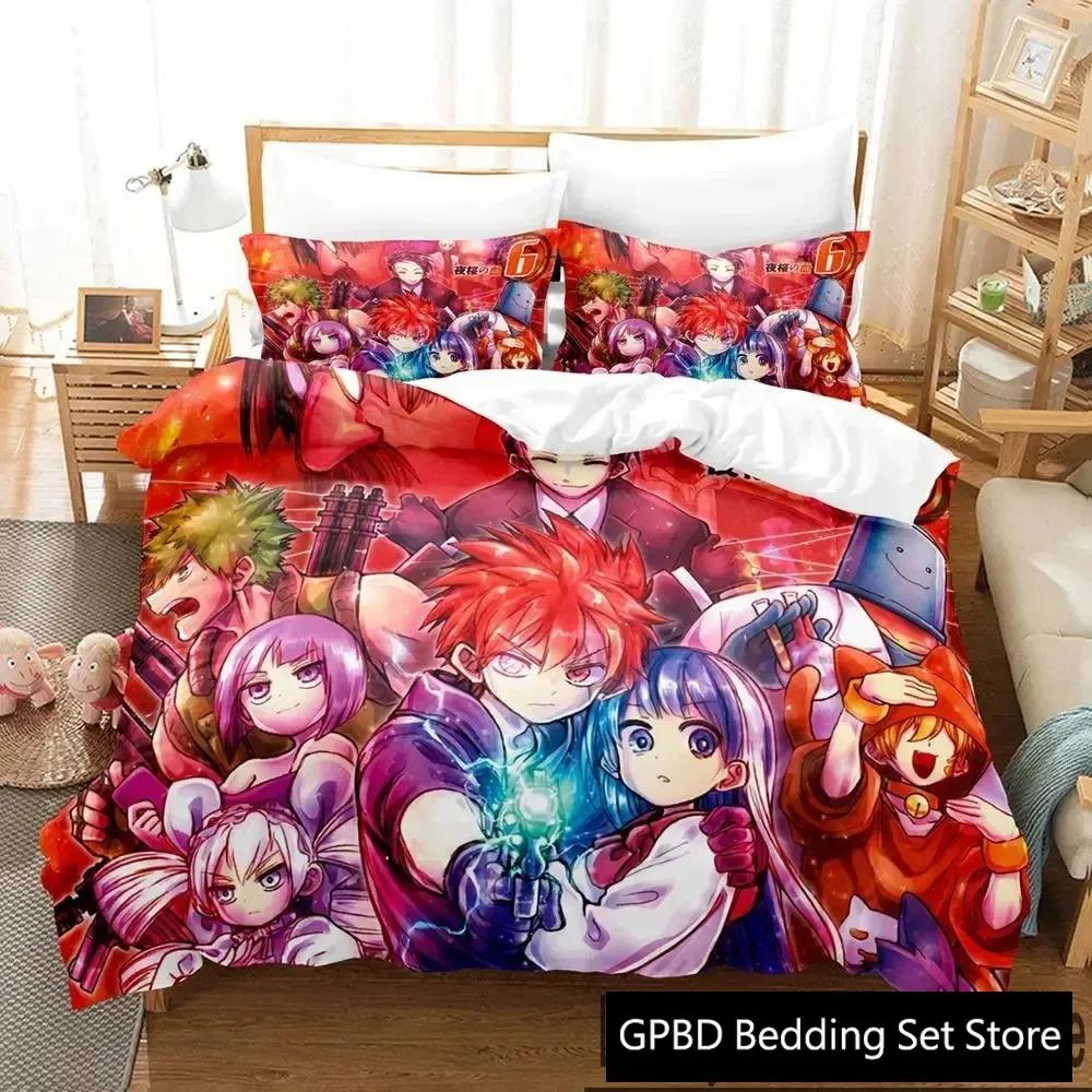 3D Druck Anime Mission Yozakura Familie Bettwäsche Set Jungen Mädchen Twin Queen King Size Bettbezug Kissenbezug Bett Jungen Erwachsene