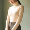 Einfarbiges Rollkragen-Basicshirt Damen Innen Herbst und Winter Plus Samt Verdickt Langarm-Basicshirt Enganliegendes T-Shirt