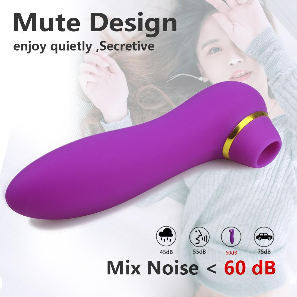 2 In 1 Sucking Vibrators Clit Sucker Vagina Clitoris Stimulator Oral G Spot Toy Masturbator Nipple Sex Toys For Women Adult 18+