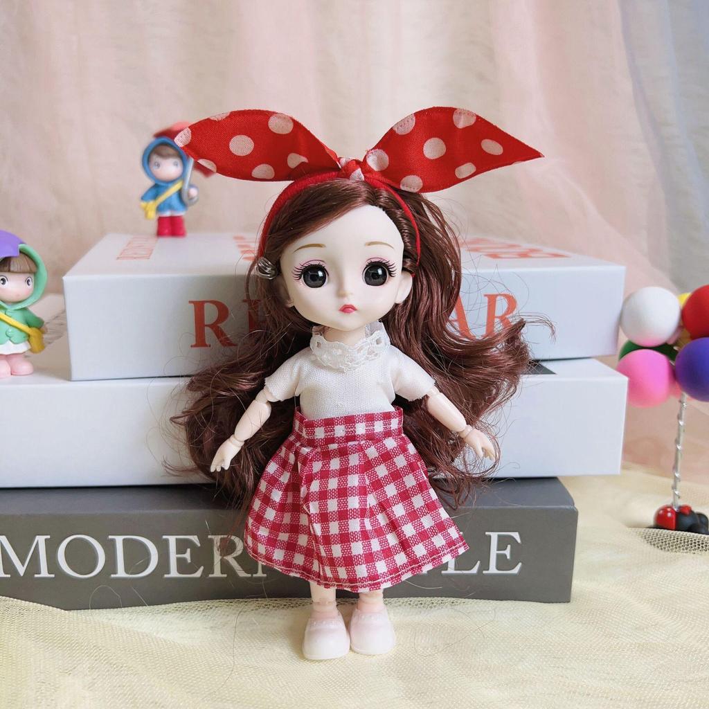 Princess Doll Mini Set - 17cm Toy for Girls, Perfect Birthday Gift
