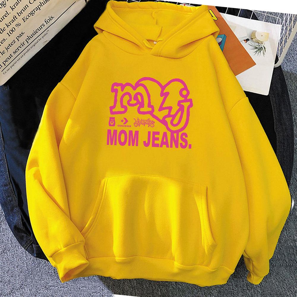Fleece Warm Hoodies Mom Jeans Sweatshirts Streetwear Women Men Winter Hooded Pullovers Kawaii Clothes Female Tops