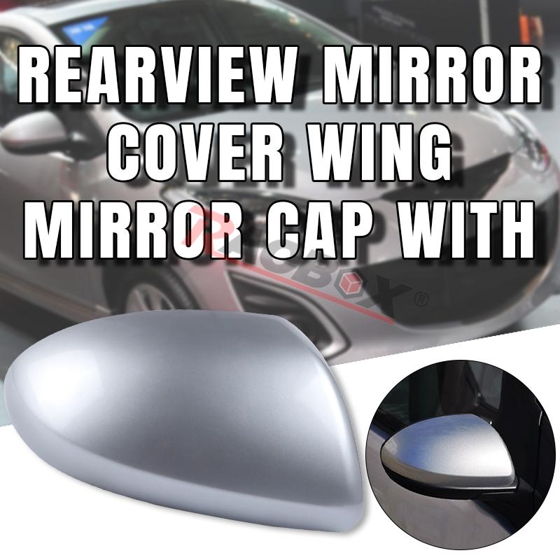 Tapa de la cubierta del espejo retrovisor del lado izquierdo y derecho del coche para Mazda 2 Mazda 3 1,6 accesorios de coche suministros de repuesto pintados