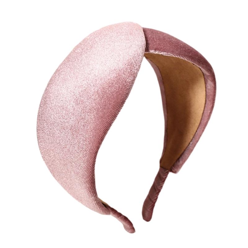 2Pcs Velvety Headbands Solid Color Elegant Style Hairband For Women And Girls Daily Wear Fashionable Accessory