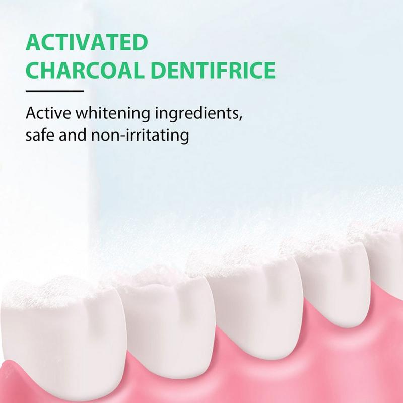 105g Bambuskohle Schwarze Zahnpasta Tiefenreinigung Minzgeschmack Zahnaufhellung Mundgeruch Flecken Pflege Schönheit Gesundheit Maquiagem