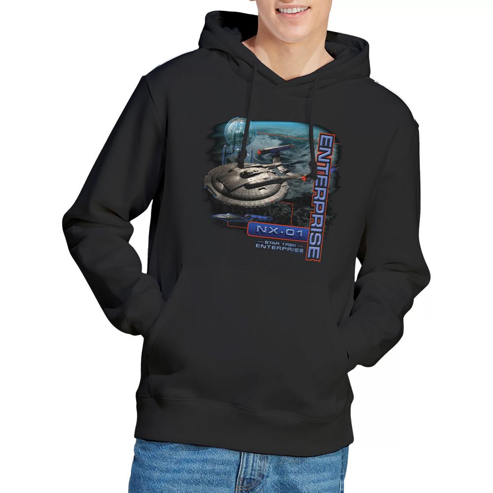 STAR TREK Men's Enterprise NX 01 Hoodie