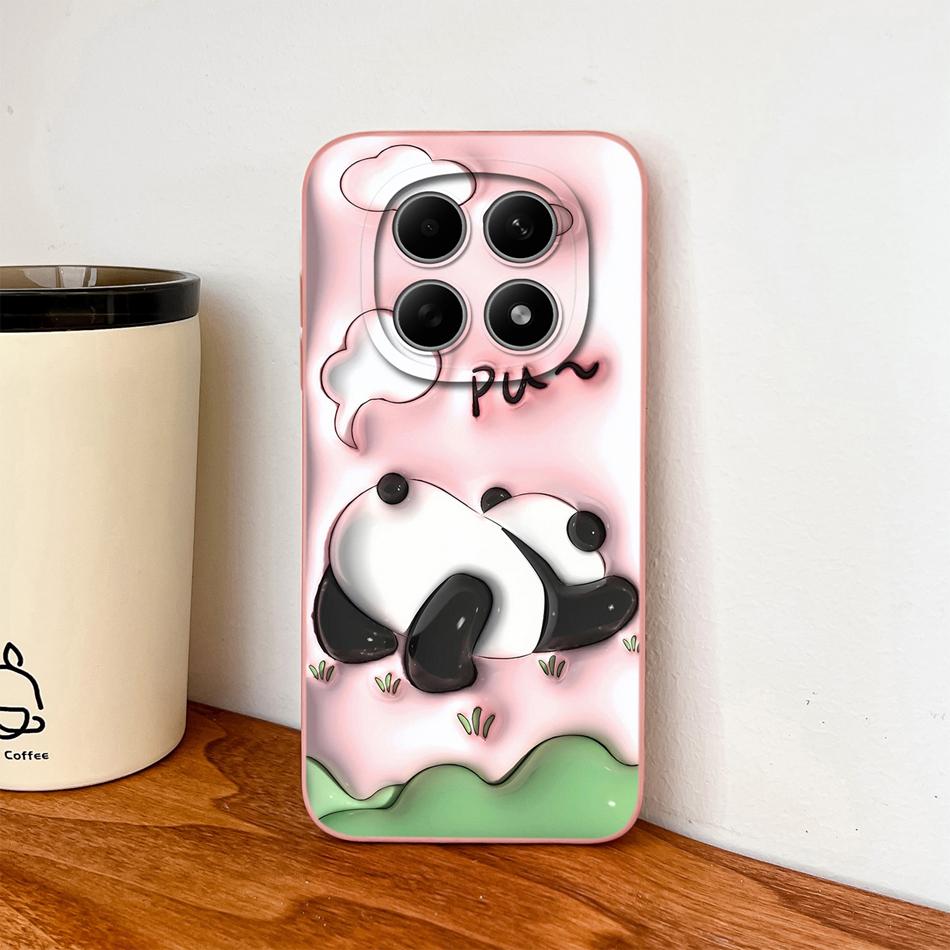 For Poco M8 Pro Case Cute Design Shockproof Phone Protector Soft Liquid Silicone High Quality Back Cover For Poco M 8 M8Pro Capa