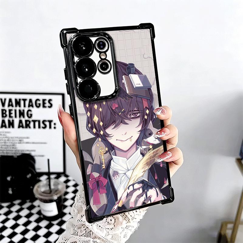 Cartoon Bungo Stray Dogs Soft Phone Case For Samsung Galaxy S26 Ultra S25 Edge S24 FE S23 Plus S22 S21 + S20 Plating Anti-Fall F