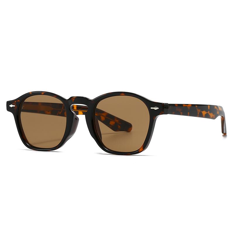 European And American  Trendy Street Style Retro Artistic Acrylic Insert Sunglasses Modern Charm Ins Sunglasses 28058