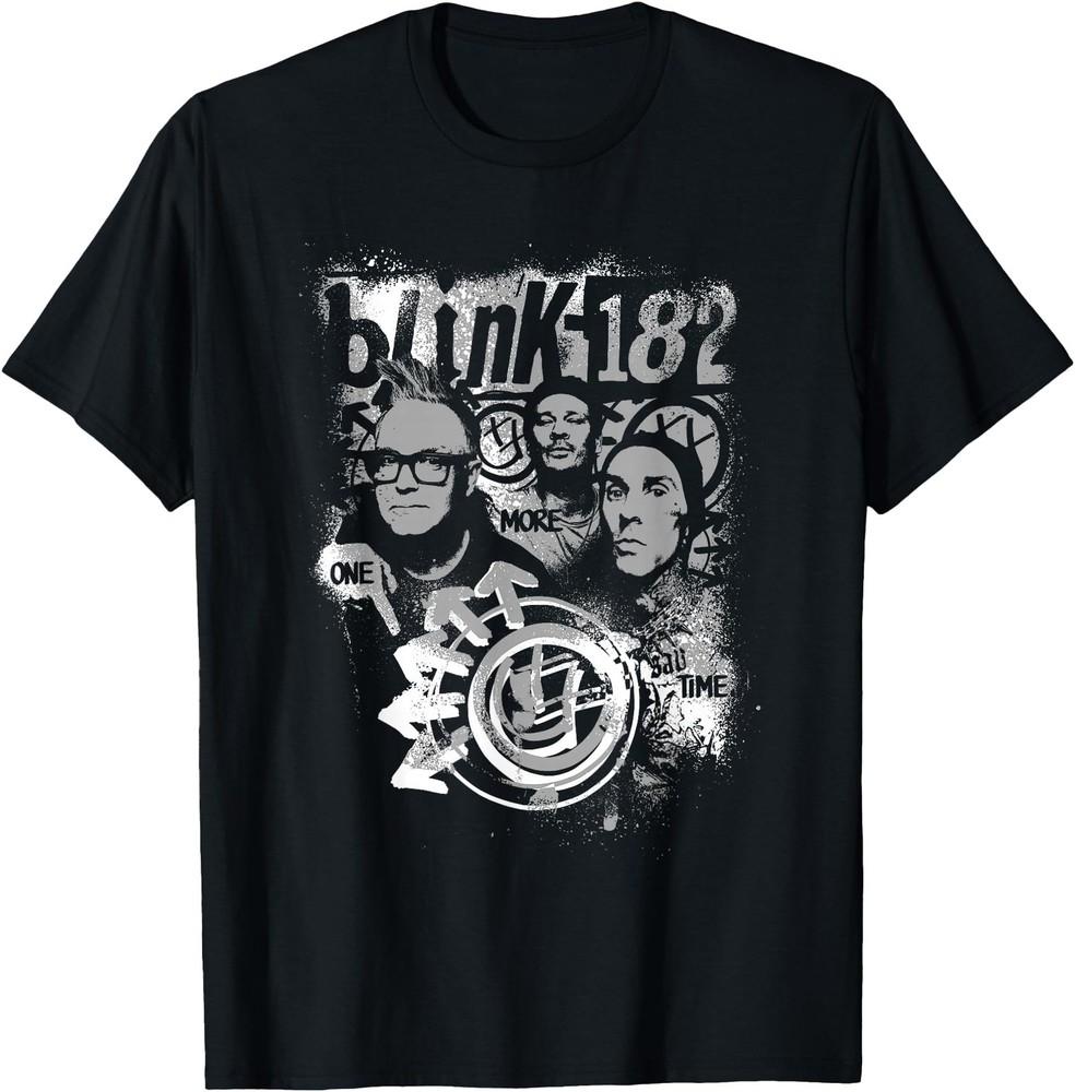 Blink-182 One More Time Portrait T-Shirt, Rock Band Shirt, Family Rock Fan Shirt Unisex T-Shirt XXXXL