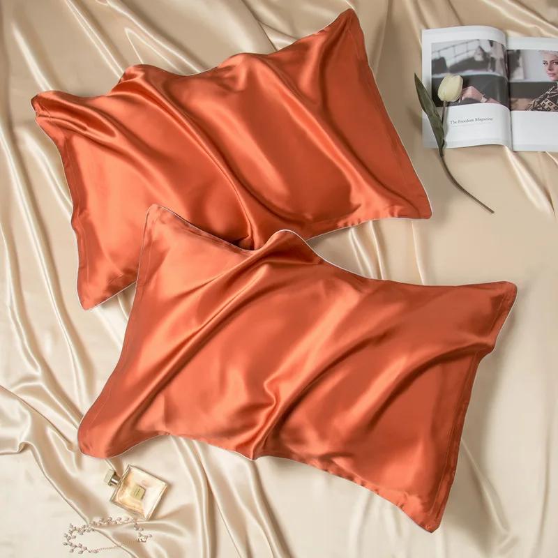 

Односторонні шовкові наволочки 30 мм 100% шовковиця Кольори: Слонова кістка, Шампанське, Рожевий, Фіолетовий Догляд за волоссям та краса 48смX74см 1PC