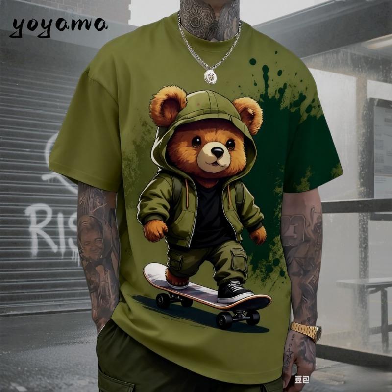 

3D Printed Dark Nun T-Shirt For Men Mysterious Cool Pattern Tees Summer Casual Round Neck Short Sleeve 6XL