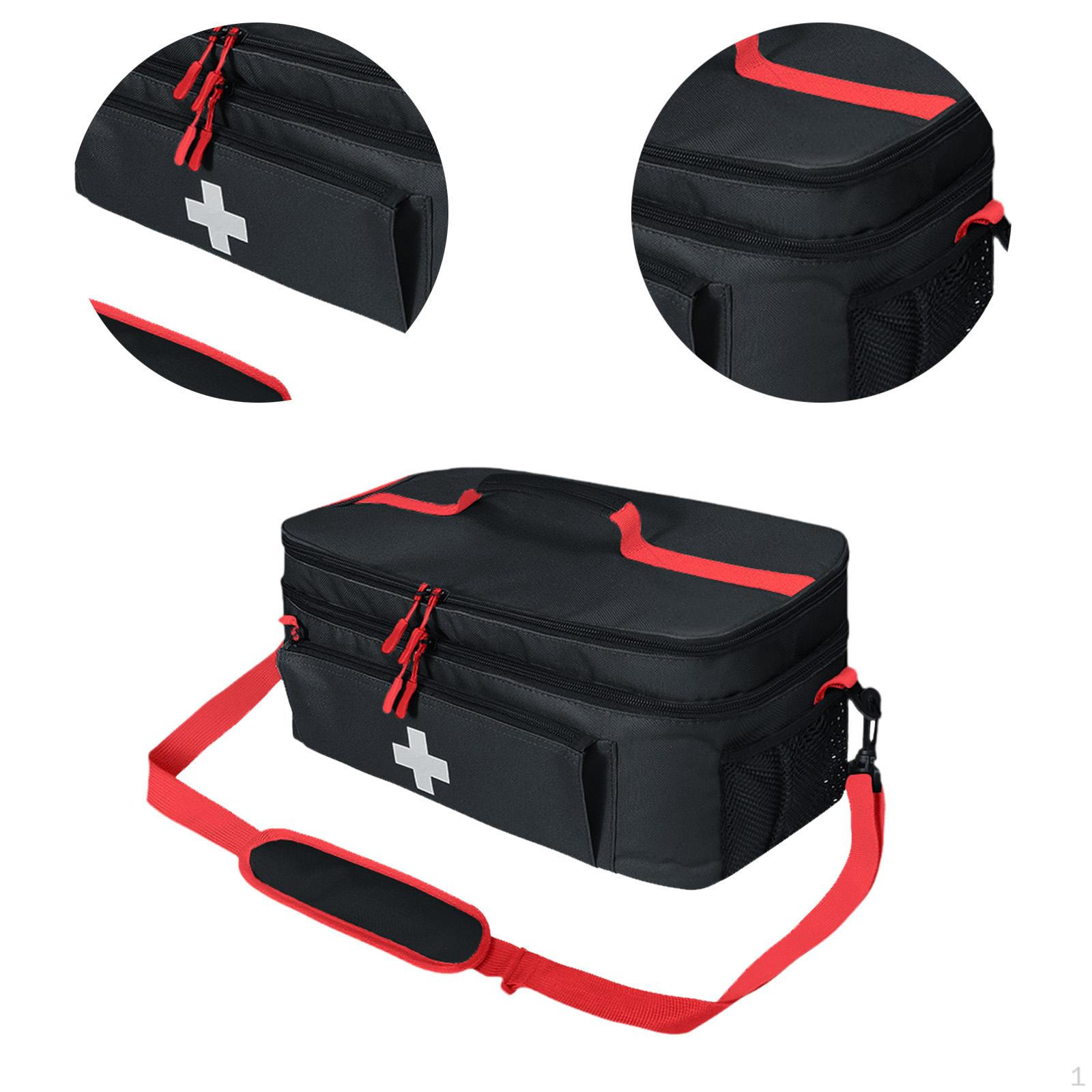 

Аварийная сумка первой помощи, футляр для переноски лекарств, подарки, мини-хранение лекарств, домашние медицинские наборы для путешествий чёрный