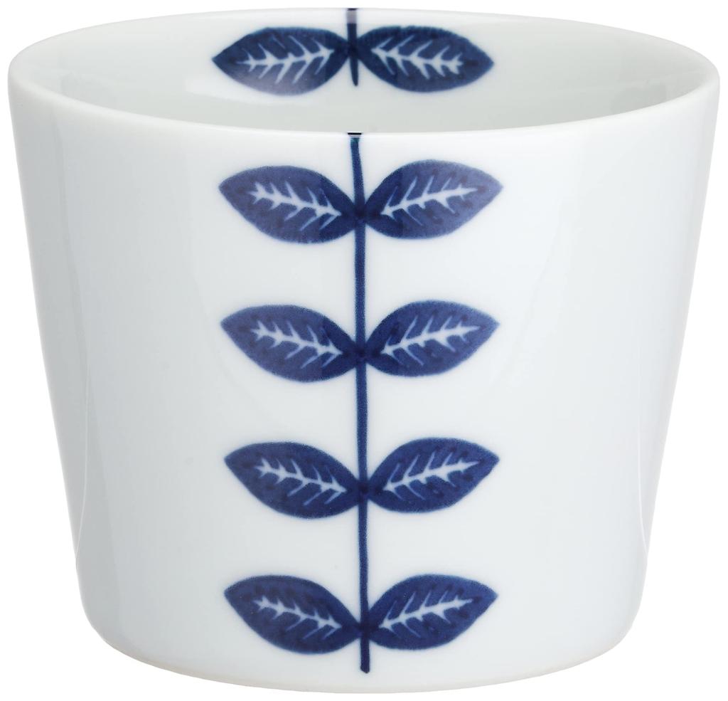Hasami Ware CtoC JAPAN Soba Futaba Tsunagi Cup, Pattern, 7.9×H6.3(cm), 180(cc)