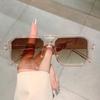 New Square Sunglasses Men  Luxury  Designer New Fashion Rectangle Sun Glasses For Women Driving Shades Eyewear