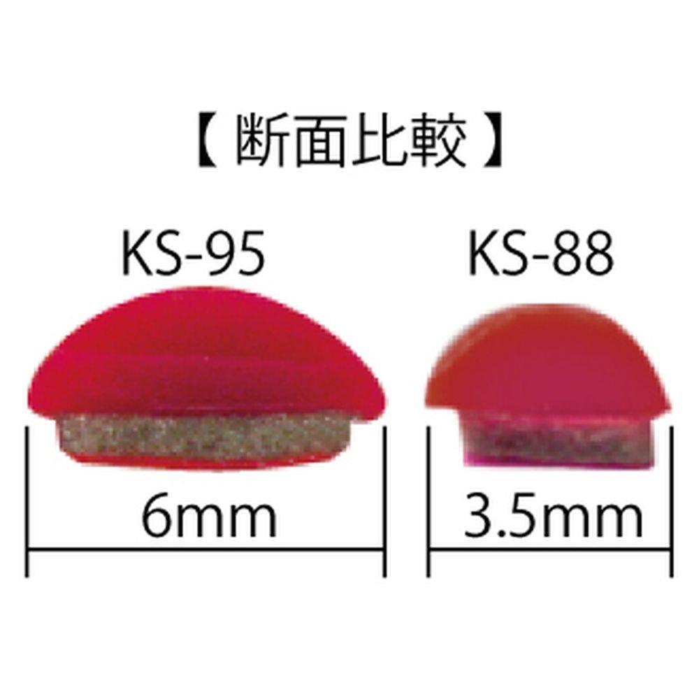 Kashimura NKS-95 Door Mall, Exterior Wide, 0.2 inch (6 mm), Red, General Purpose, Line Mall, Edge Mall, Dress Up Mall