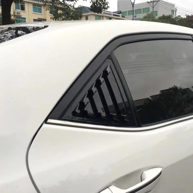 For Toyota Corolla 2014 2015-2018 ABS Plastic Rear Window Quarter Louver Scoop Cover Side Vent Trim Car Adhesive Accessories