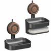 Double Layer Soap Dish Wall-mounted Bar Soap Holder Creative Laundry Soap Rack