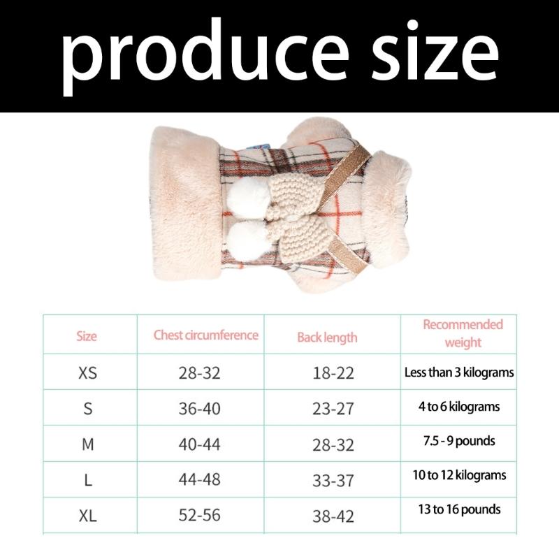 Fleece Lining Warm Dog Coat Small Dog Jackets Puppies Coat with Button Dog Cold Weather Coat Dog Apparels