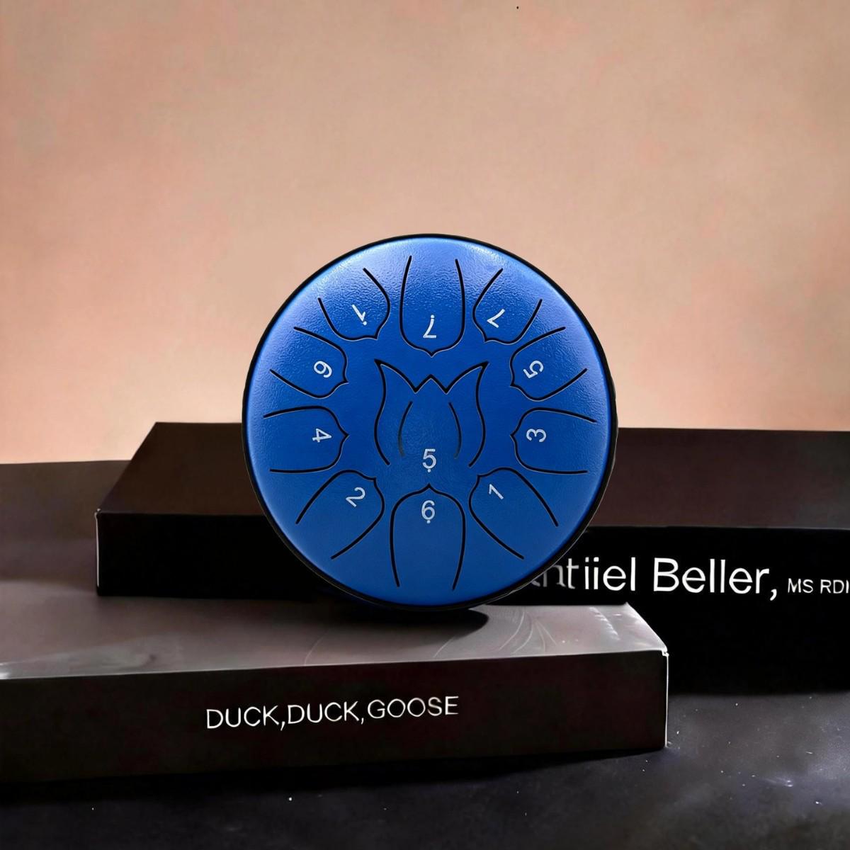 6-inch 11-tone Hand Drum with 47 Ethereal Colors – Ideal for Meditation and Relaxation