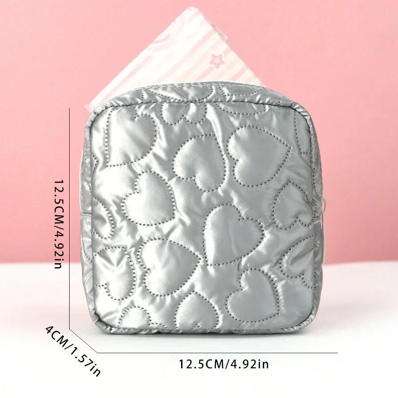 Cute Mini Cosmetic Bag Lipstick Makeup Storage Pouch Sanitary Napkins Storage Bag Portable Tampon Organizer Bag