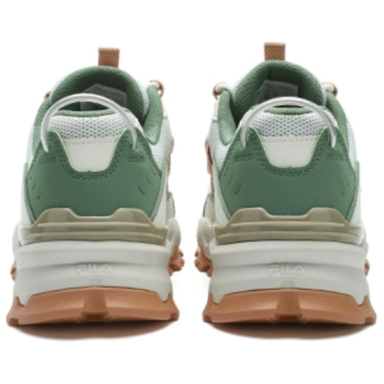 Fila Trek Mesh Fabric Synthetic Leather Rubber Comfortable Versatile Retro Sports Wear Resistant Breathable Low Top Dad Shoes F12W422115FBG